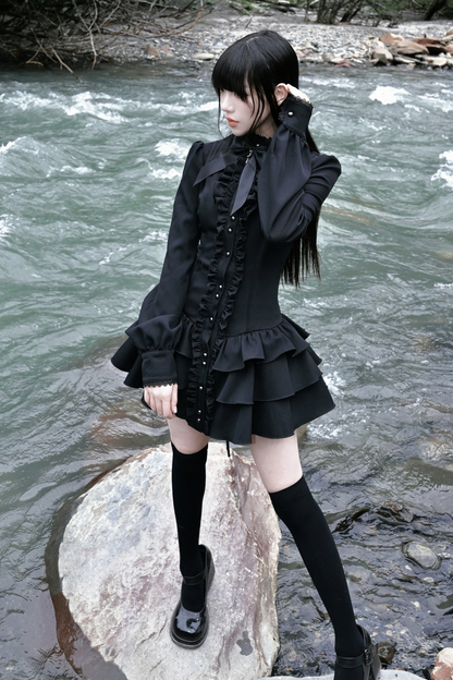 ナイトビジットゴシックレトロドレス