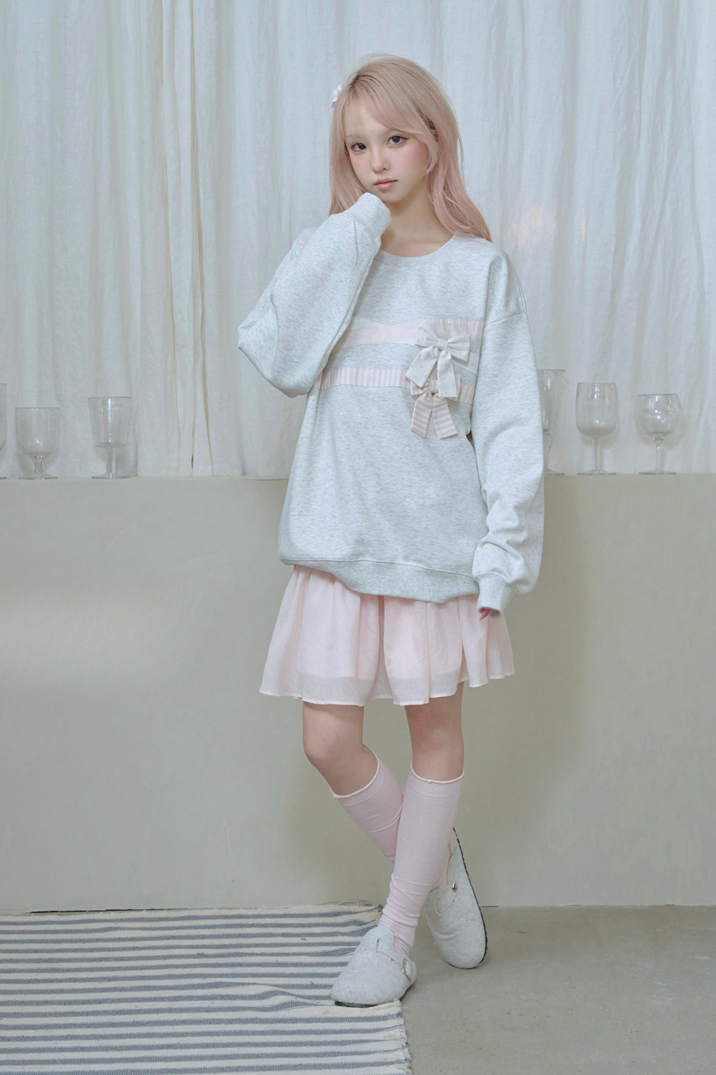 リボンプルオーバースウェット