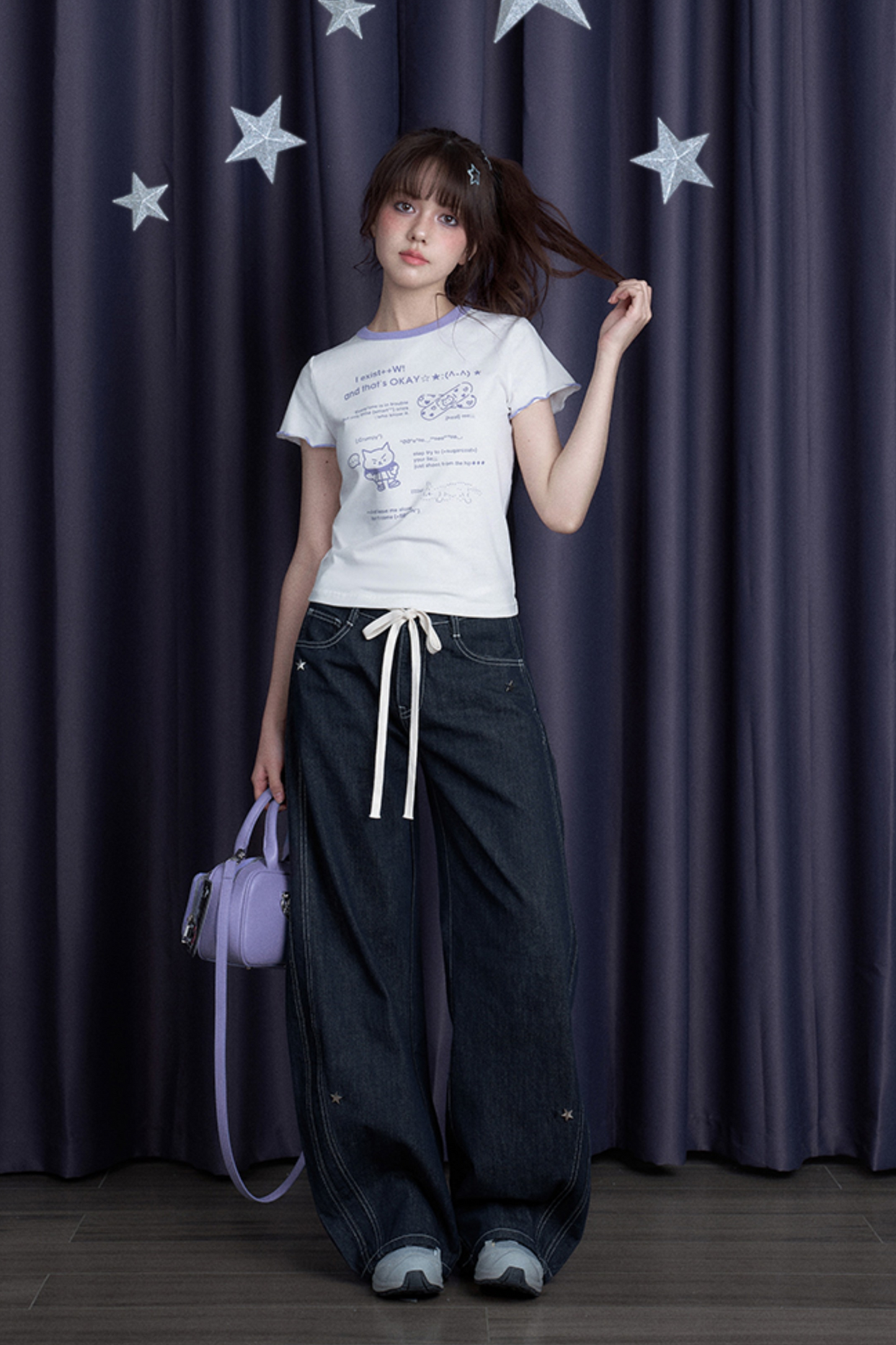 キュートブラーラーリボンTシャツ