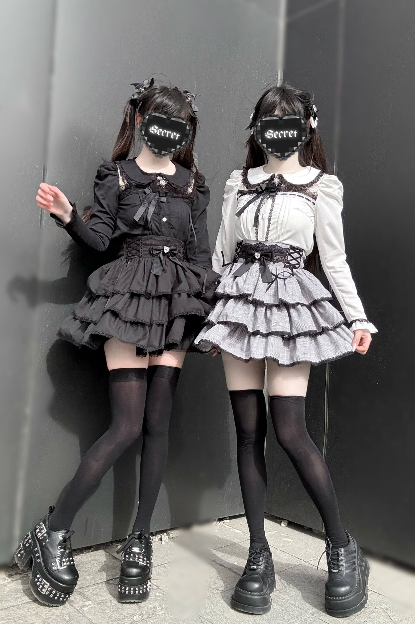 ダークレーストップス+スカート