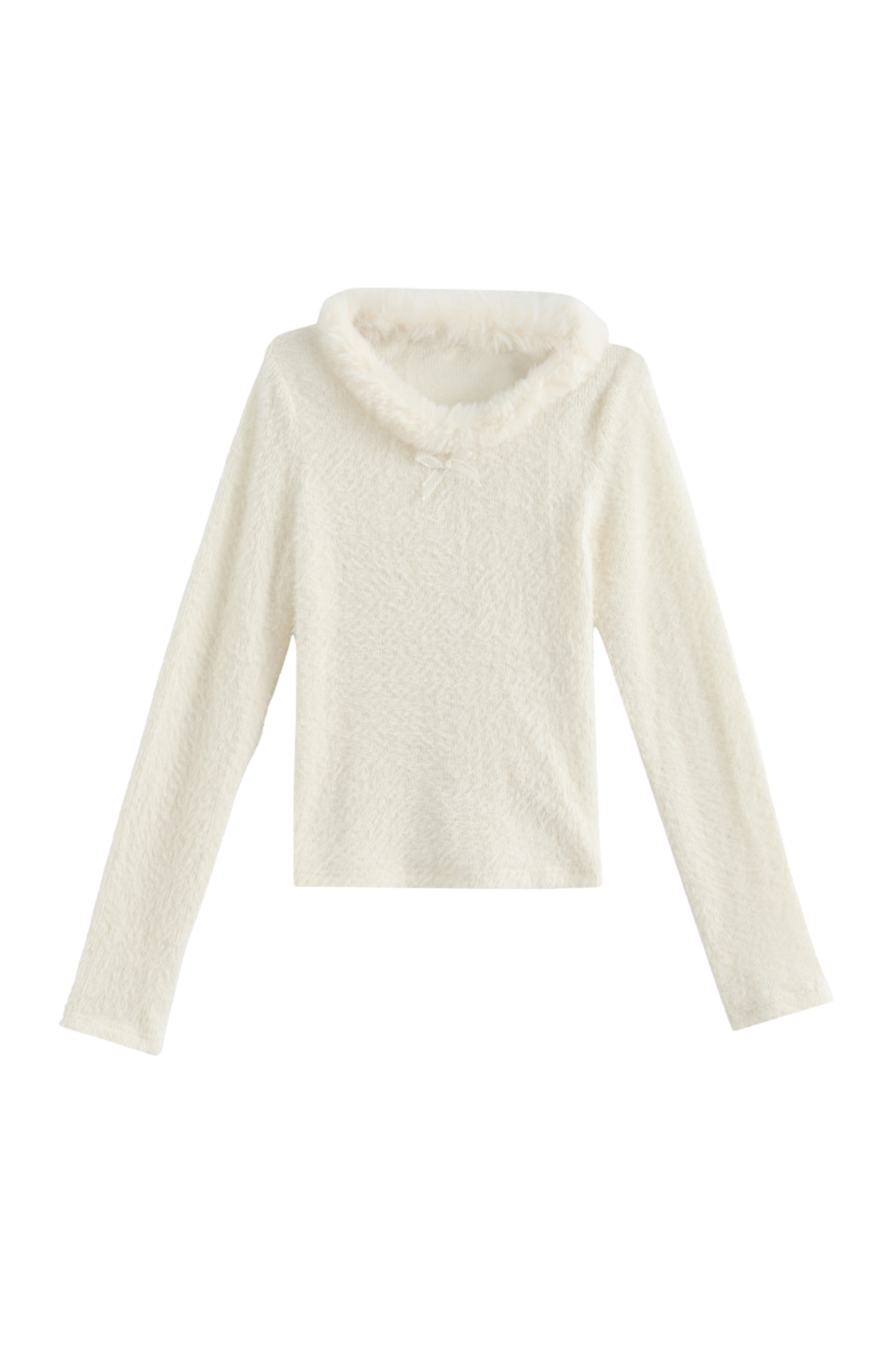 スイートリボンファーニットトップス