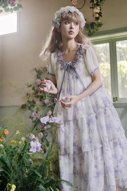 Eternal Garden Lolita Dress + Shirt + Cardigan