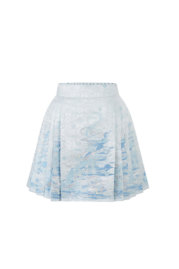 アイスチャイナシャツ+スカート+ドレス+ネックアクセサリー