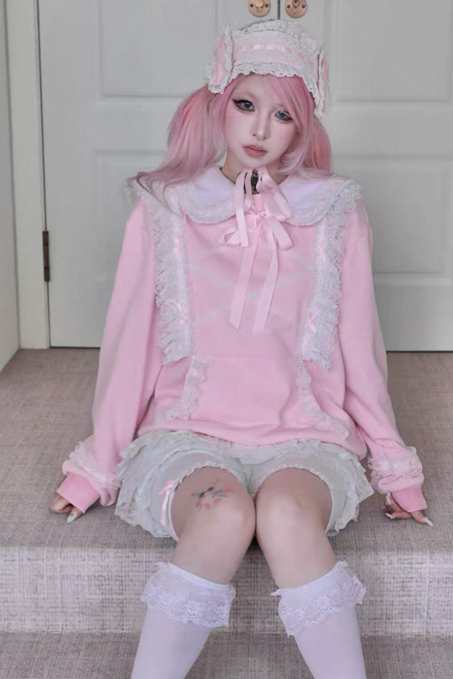 レーススイートゴシックスウェットトップス+パンツ