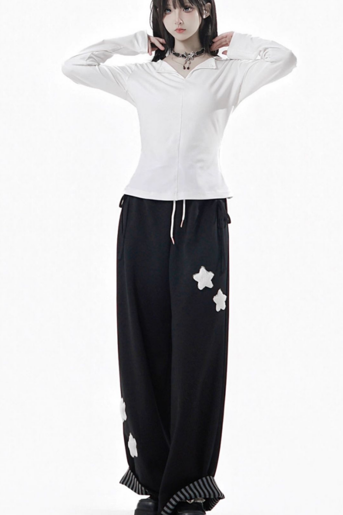 スターワッペンスウェットパンツ