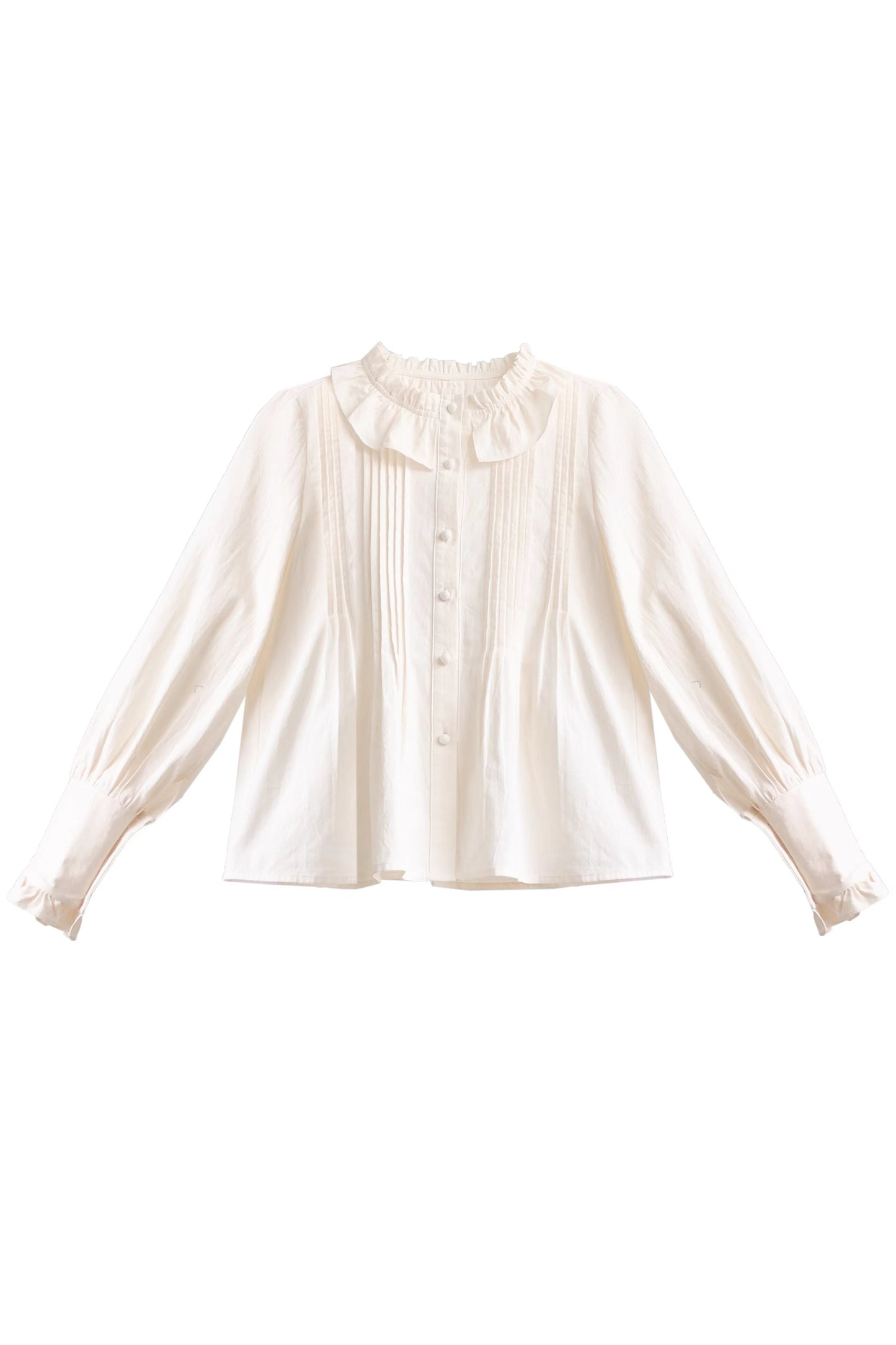 ピュアガーリースタイルコート+シャツ+ファーカラー+スカート