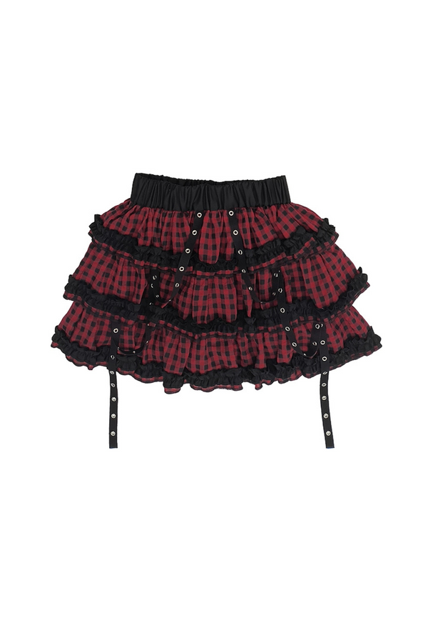 Light Asian Y2K Smock Vest & Skirt