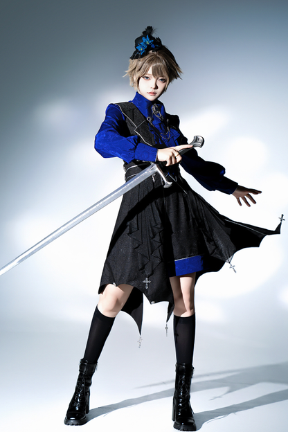 ムーンリットナイトシャツ+ベスト+ショートパンツ