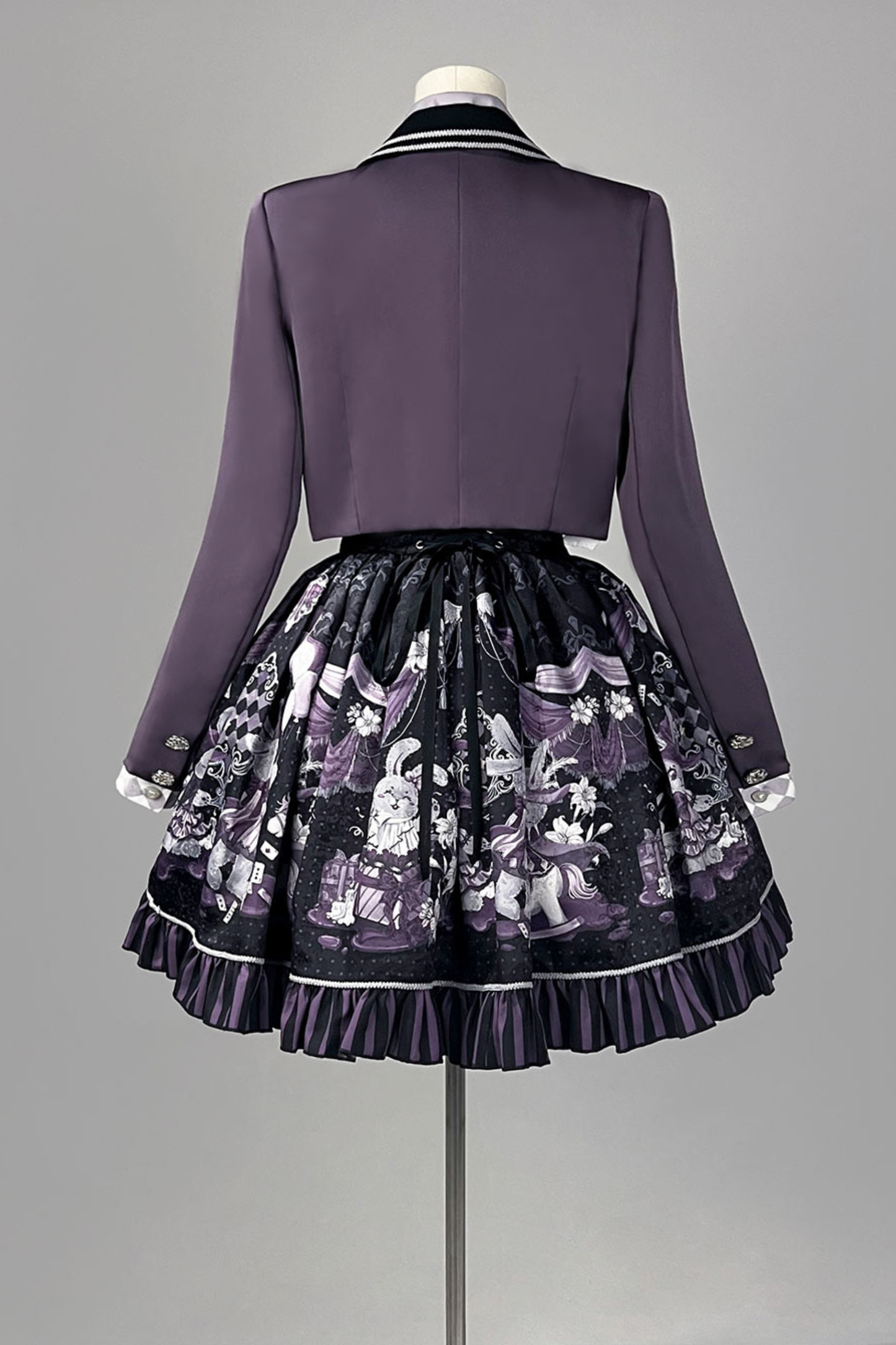 ナイトアリスマジックシアターロリータスカート+シャツ+ショートジャケット