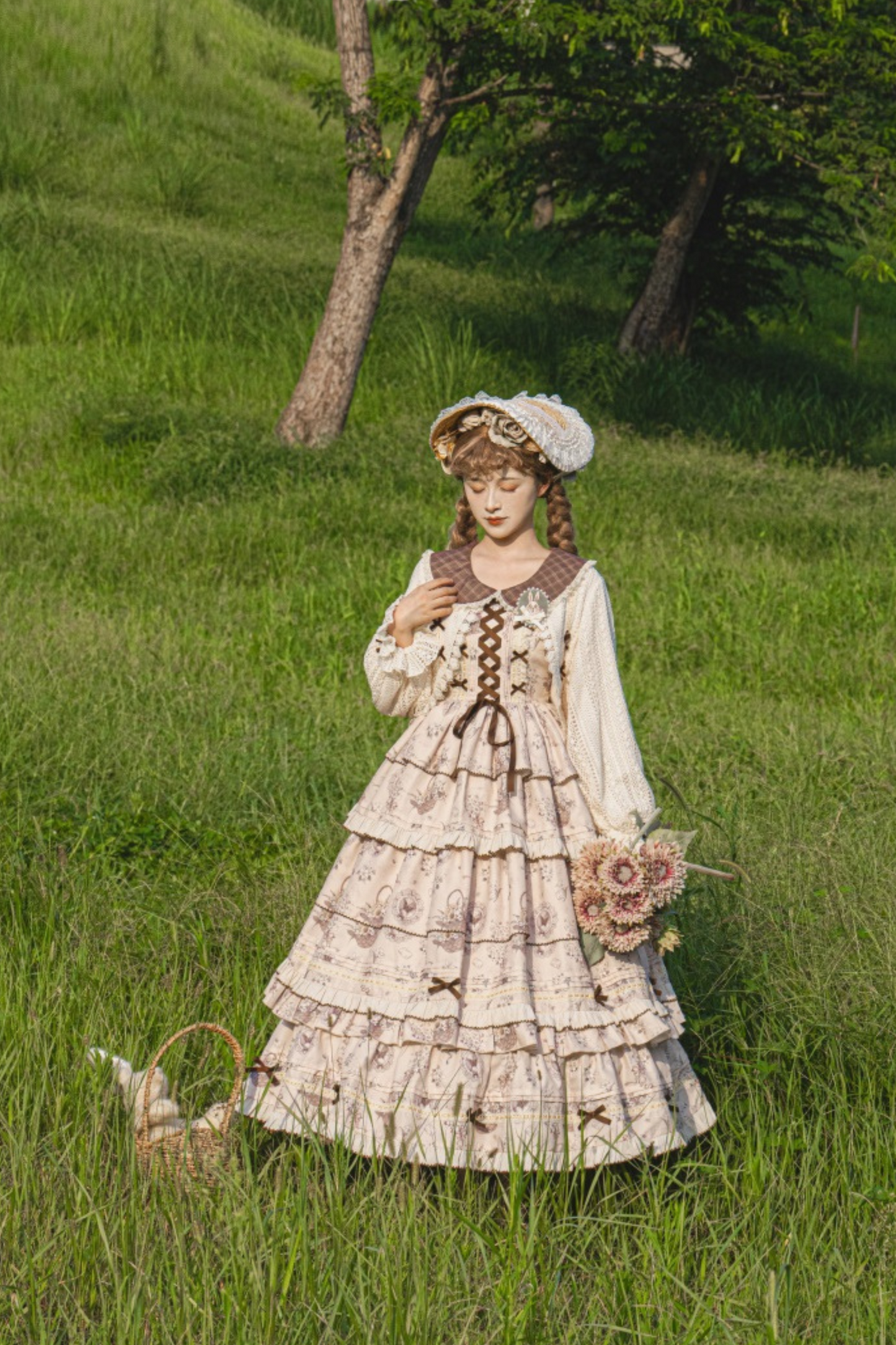 ブニングタイムエレガントロリータドレス+ドールカーディガン