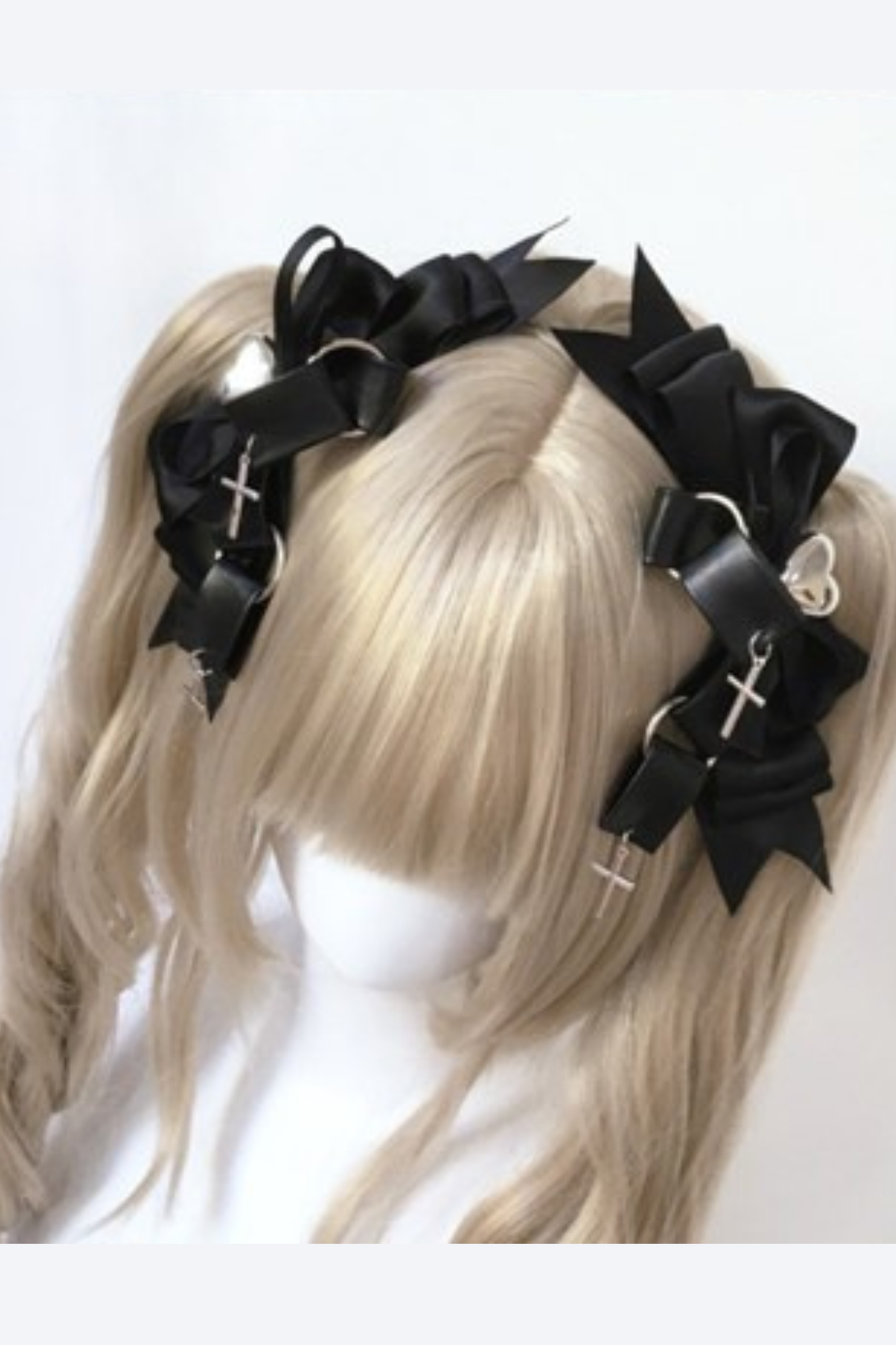 ダークスイートリボンヘアピン