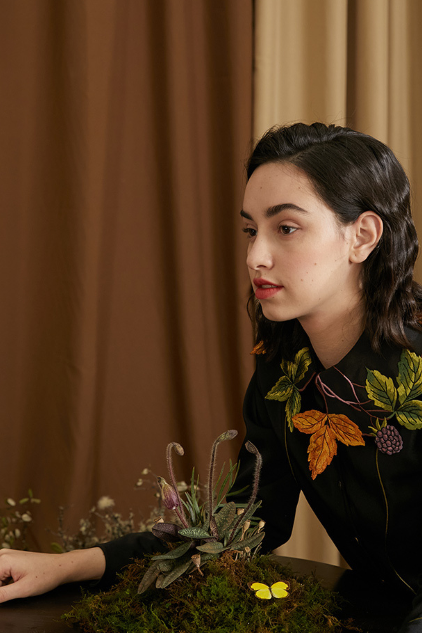 リーフベリーカラーシャツ