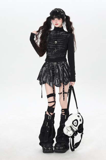 ダークスリムフィットフリーストップス