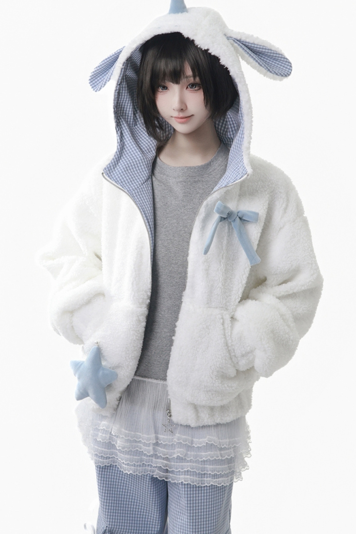 ユニコーンフロックドジャケット+トップス+パンツ