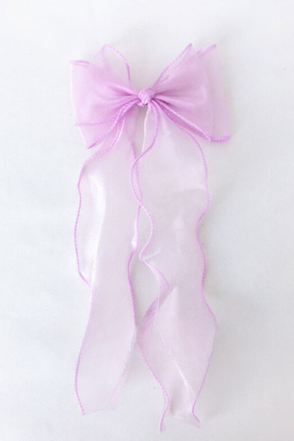 チュールリボンヘアピン