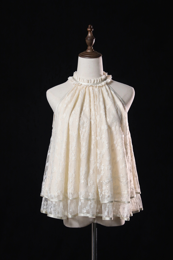 【4月5日予約締切】レトロエレガントインナー+トップス+スカート+アクセサリー