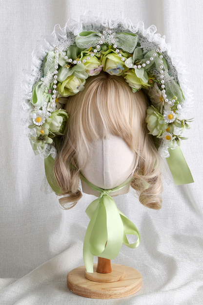 プリンセスティーパーティーロリータボンネット