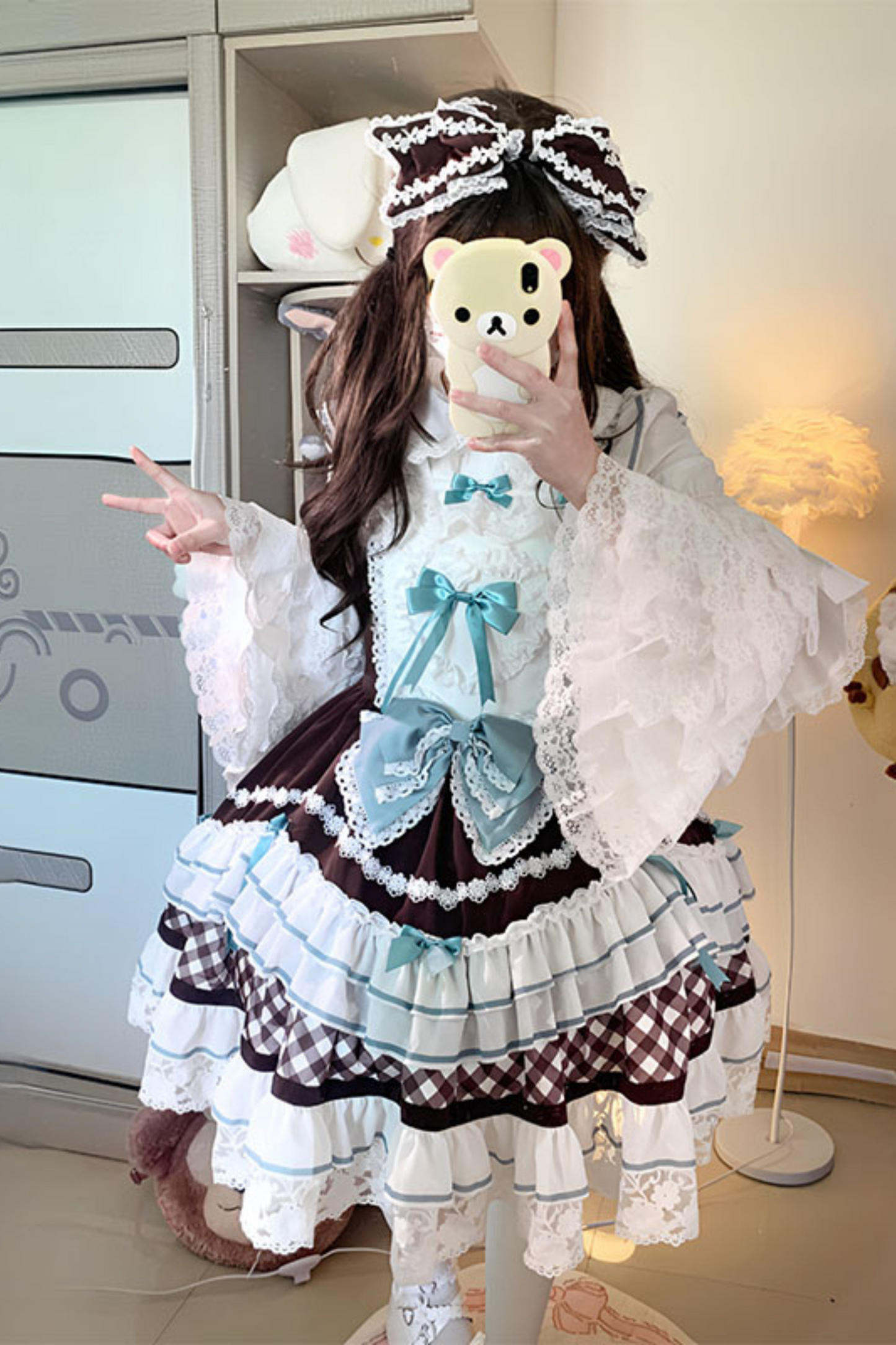 Lovely Heart Suspender Cake Dress + Headdress + Tail