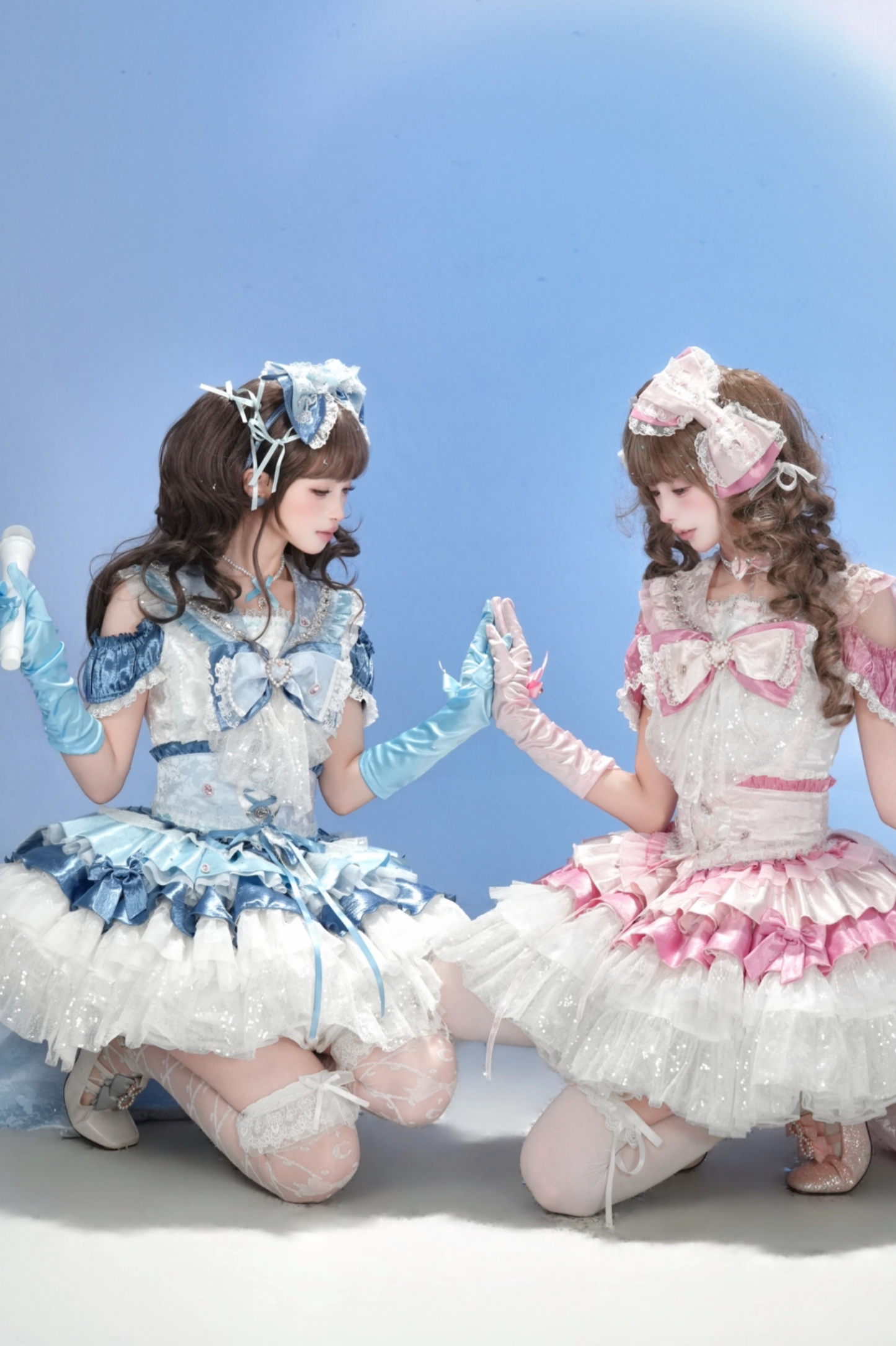 [Vorbestellung bis 23. März] Idol-Star-Lolita-Oberteil + Rock + Accessoires