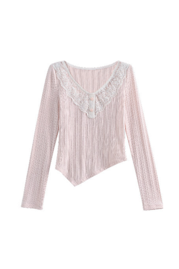 スイートスリムアシメトップス