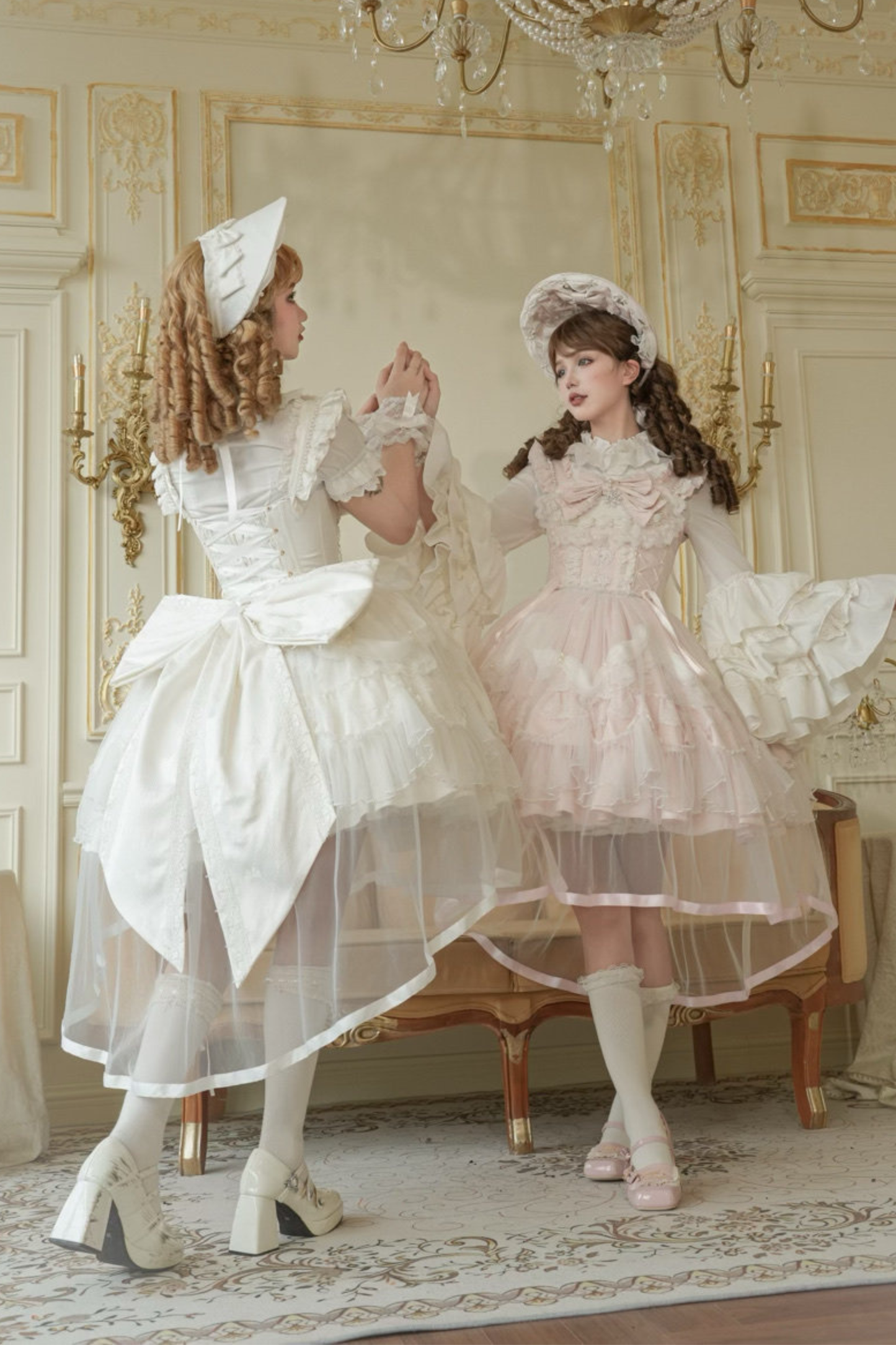 スイートフリルケーキロリータドレス