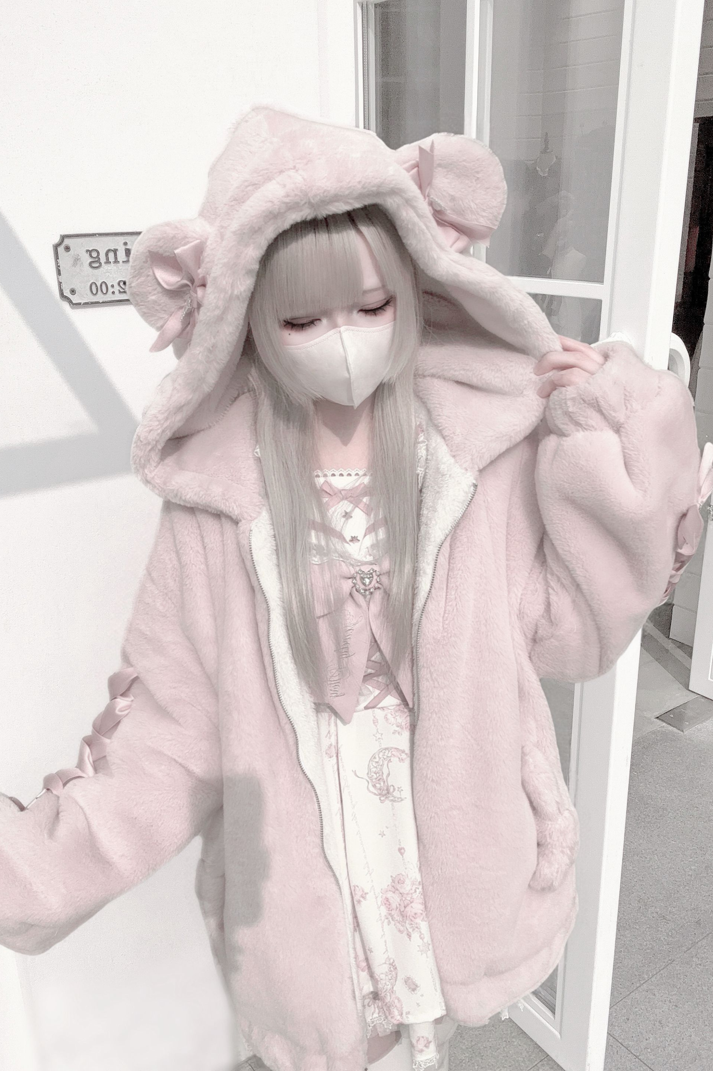 べアイヤーレースアップファーコート