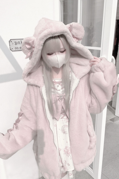 べアイヤーレースアップファーコート