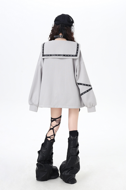 Sailor Sweet Dark Zip Hoodie