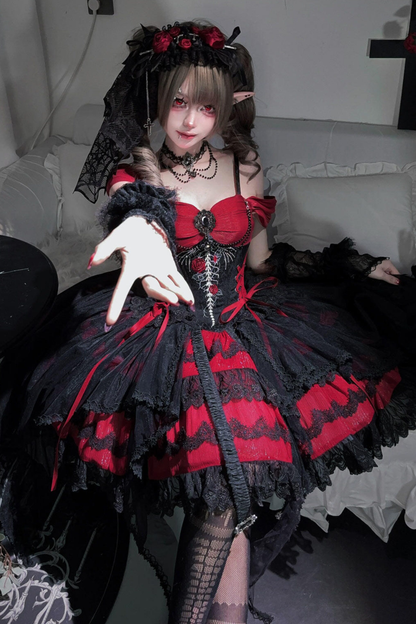 ドラゴンボーンゴシックドレス+ネックレス