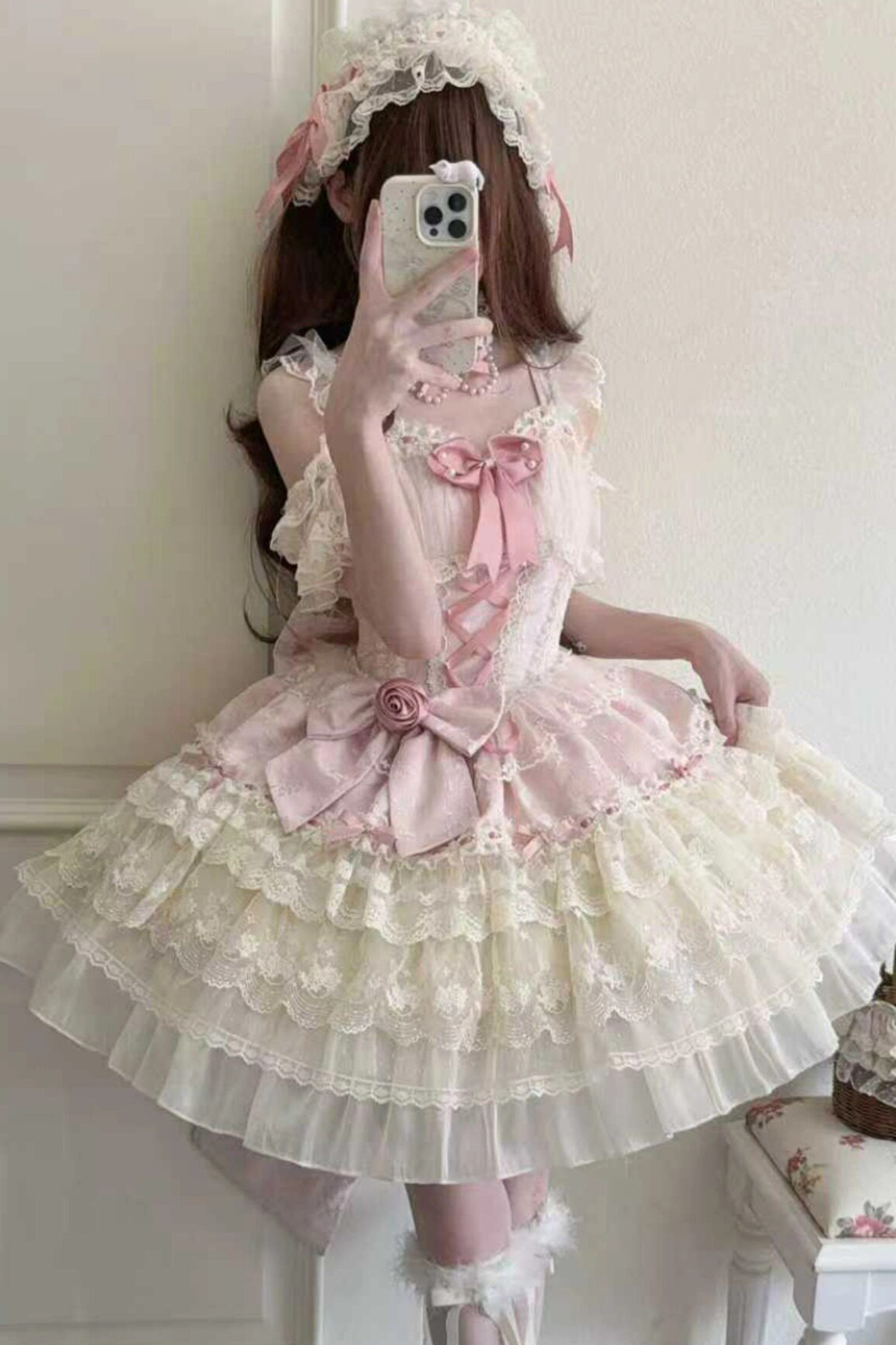 프린세스 큐트 스위트 로리타 드레스 + 테일