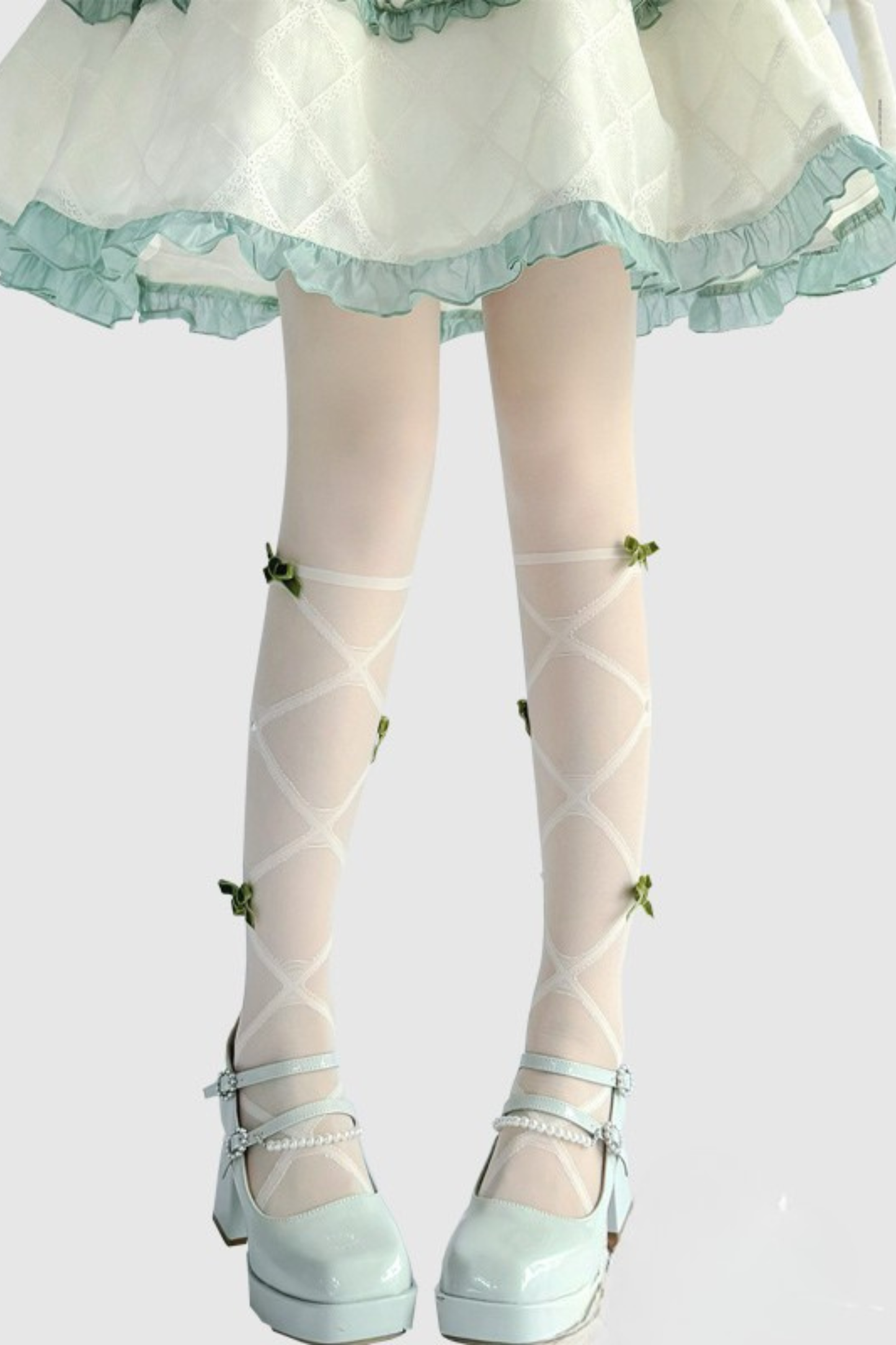 リボンピュアパールシアータイツ