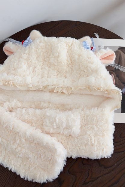 ラムファーハット+スカーフ