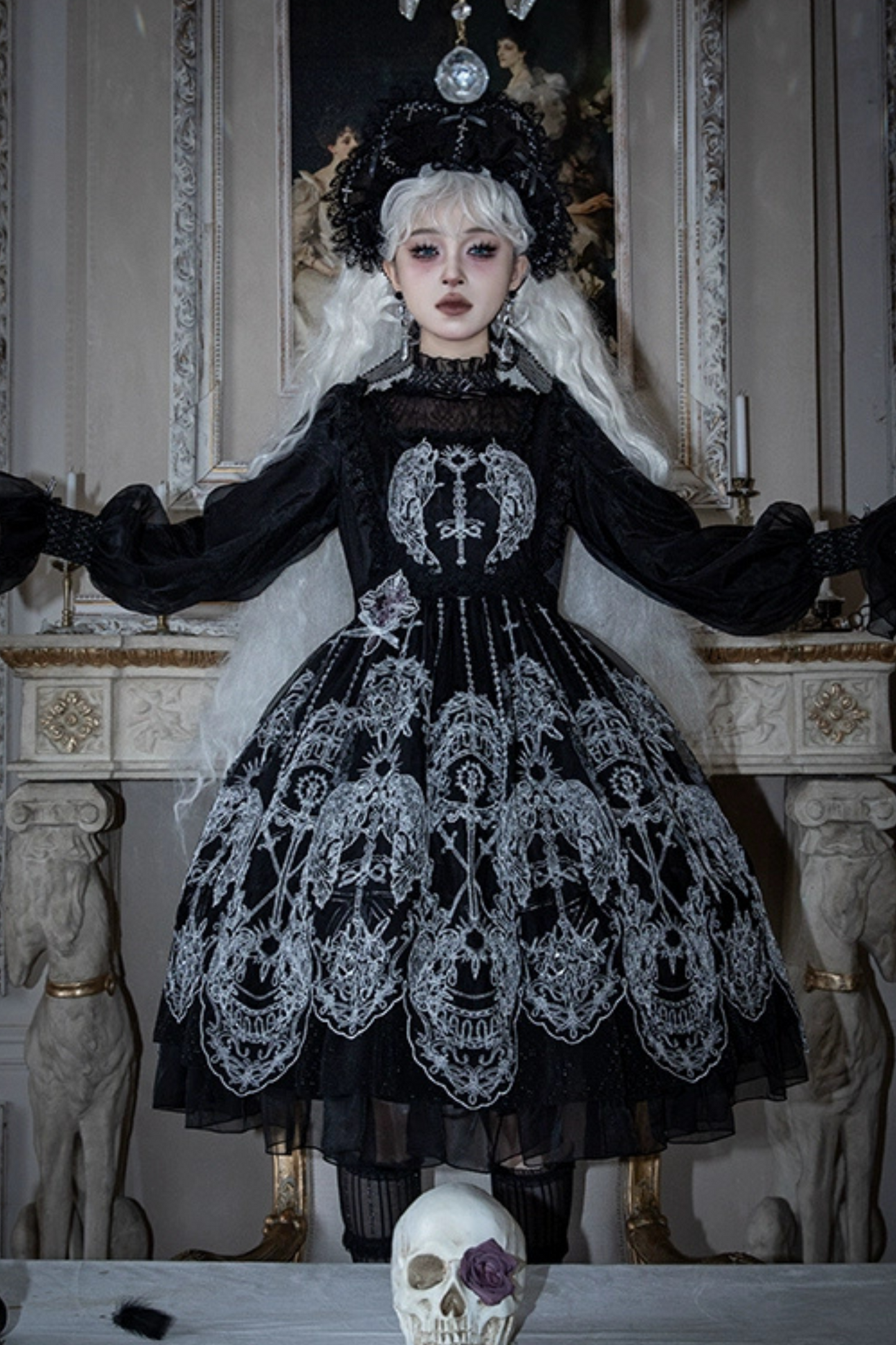 [Reservation Product] Gothic Girl Design Maria Sword Lolita Dress Set