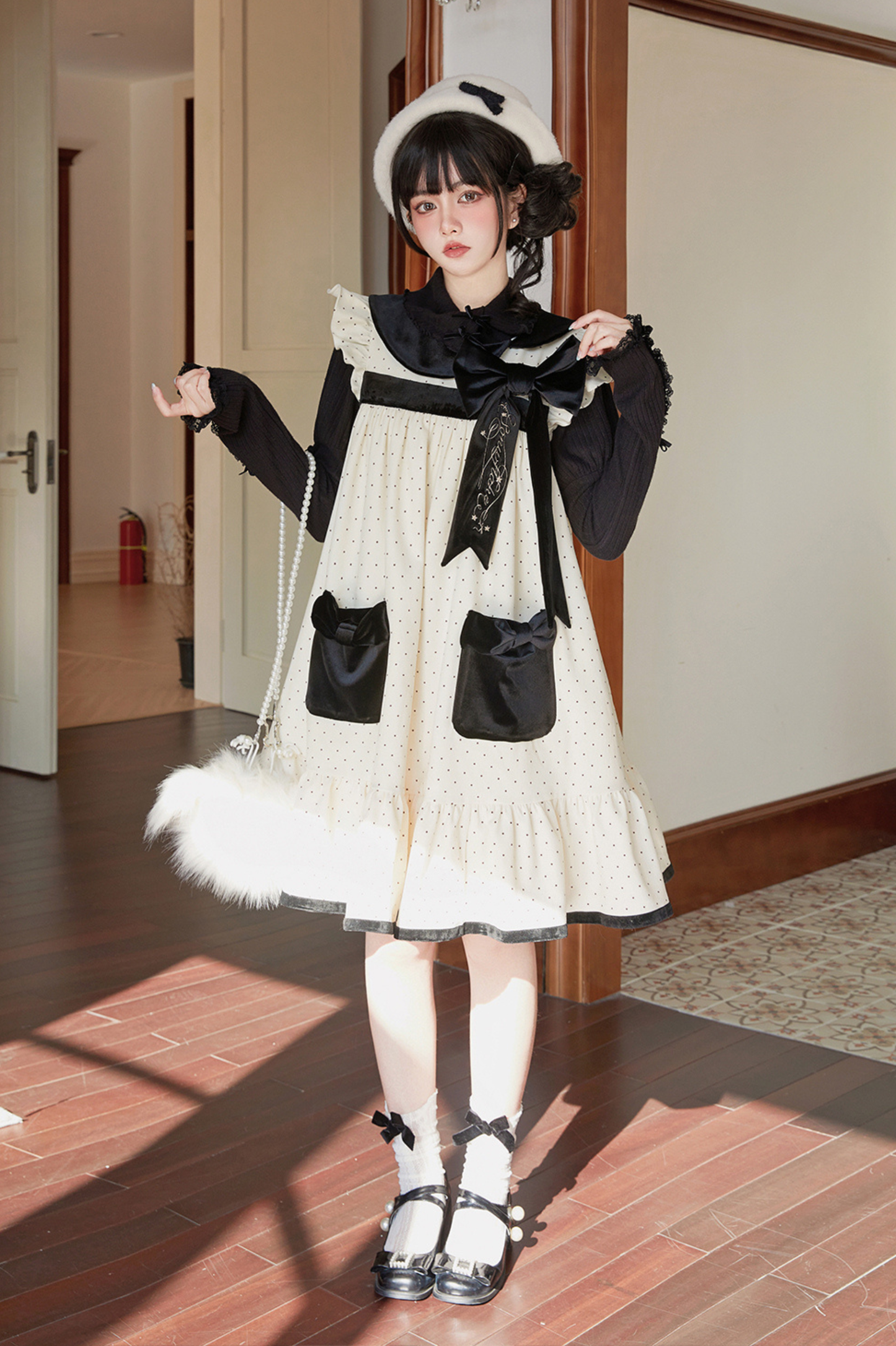 エーデルワイスフライスリーブドレス