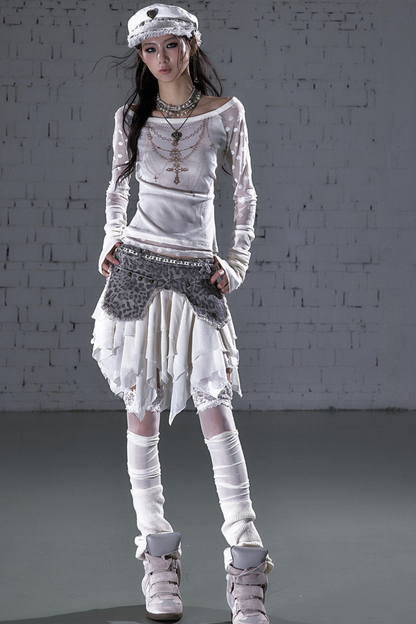 Retro-Punk-Patchwork-Jeansrock