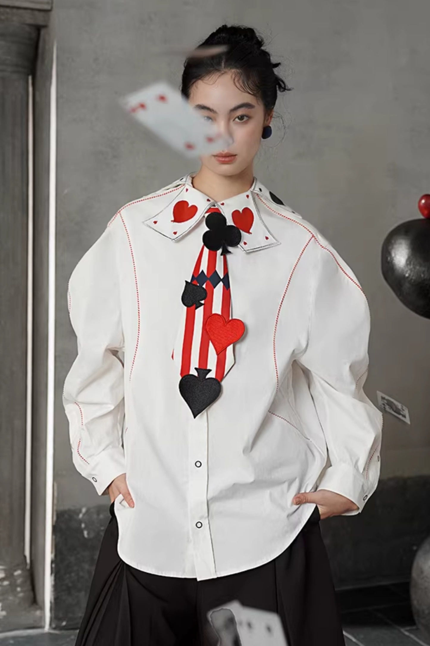 トランプファンタジーカラーブラウス