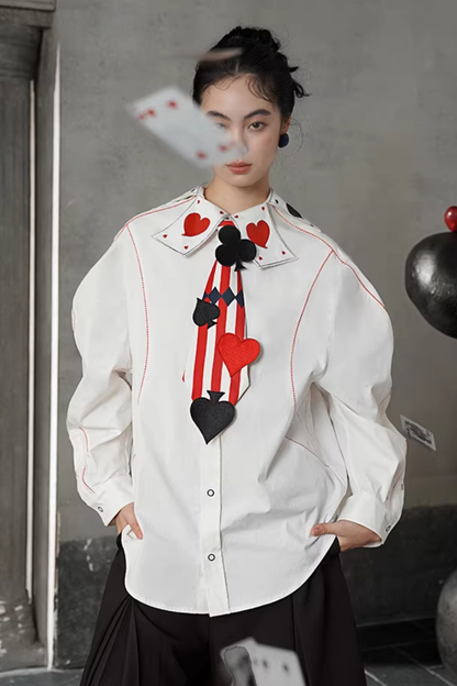 トランプファンタジーカラーブラウス