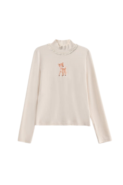 スウィートハイネックトップス