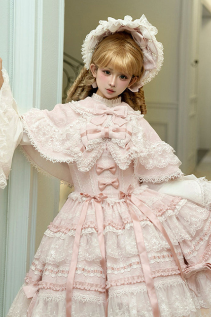 Nice Heartbeat Lolita Dress + Cape + Hat
