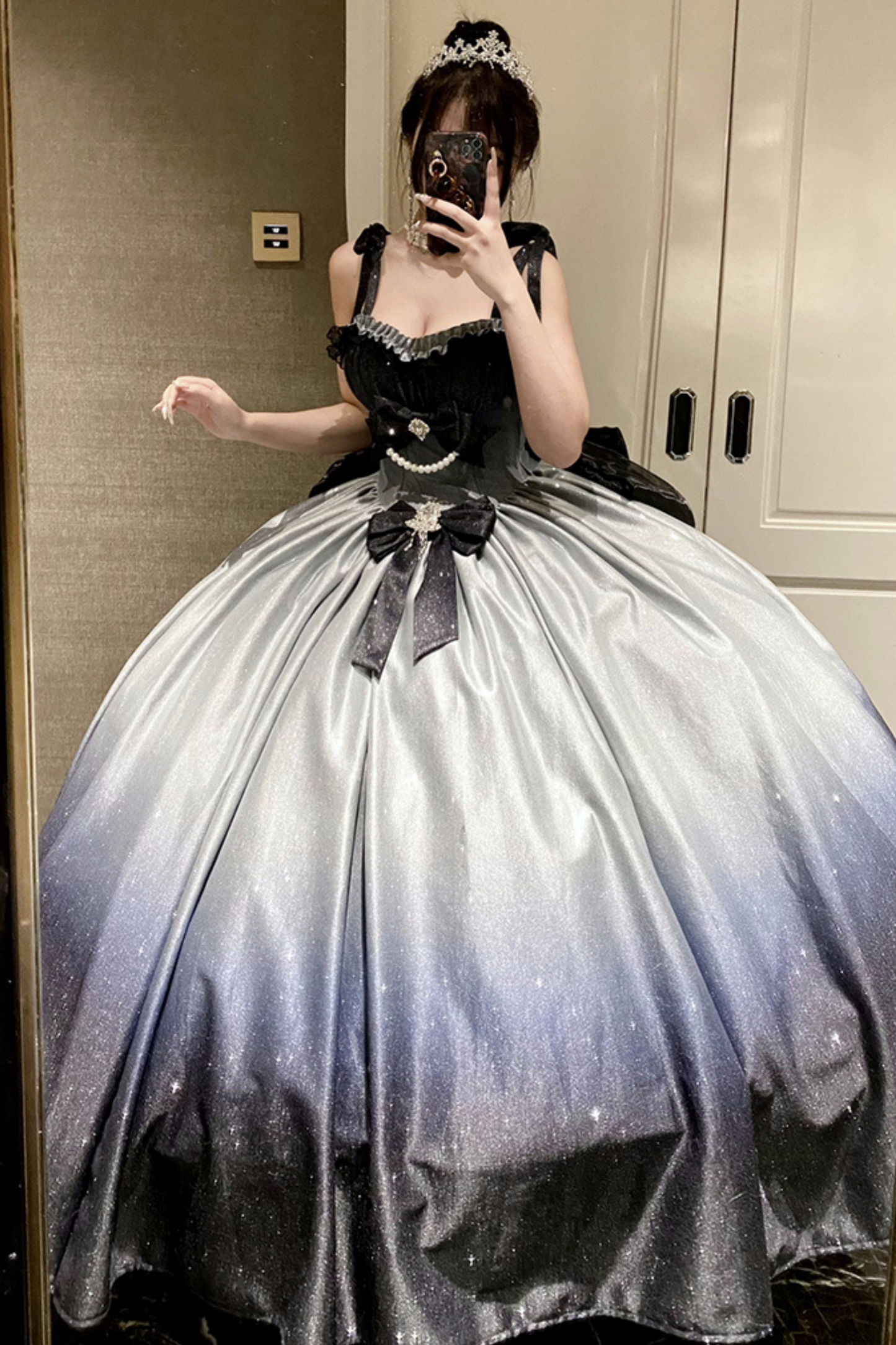 [Reservations] Dark Mode Gradation Lolita Dress