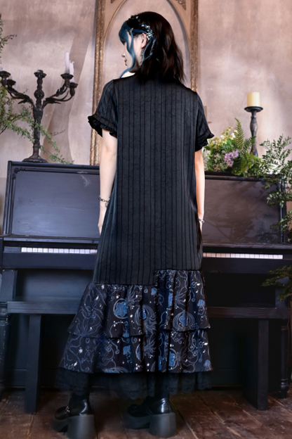 Blue Tears Fishtail Shirt Dress