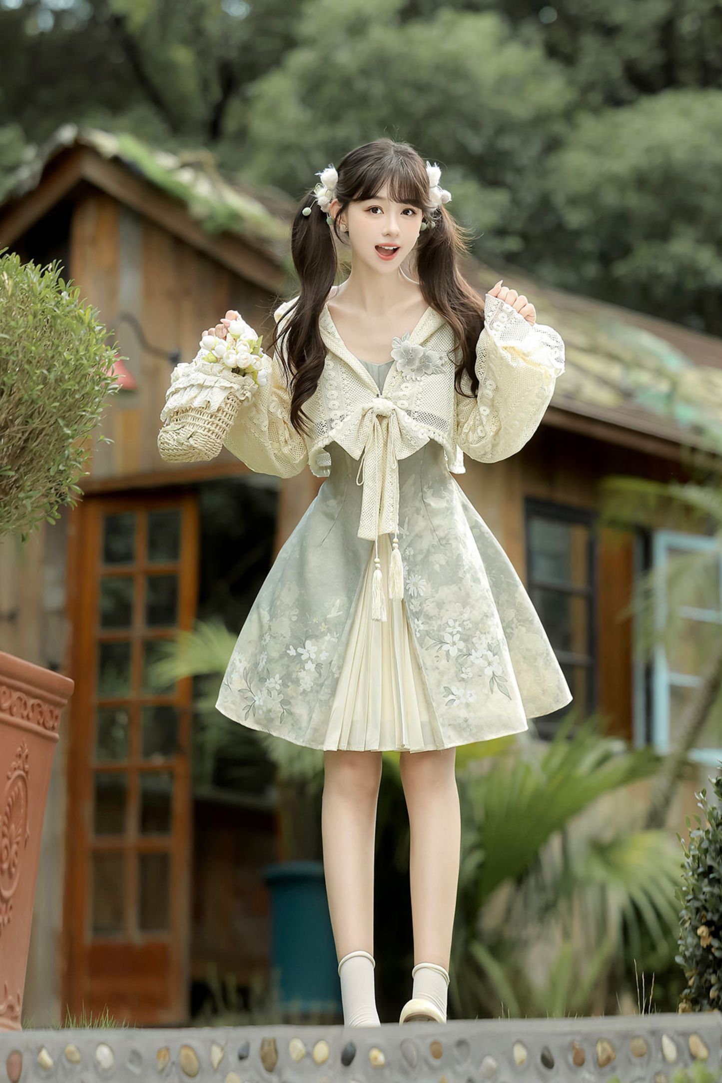 Forever Island Fragrance China Dress + Jacket