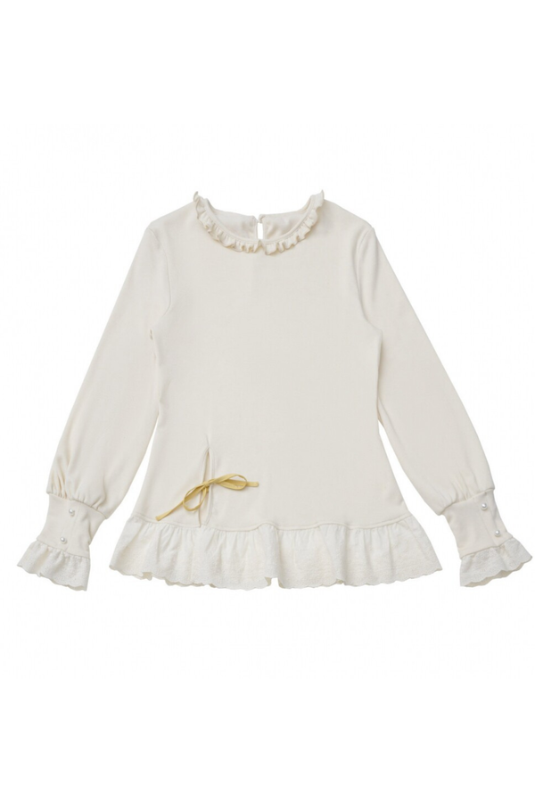 イエローフリルタンクトップ+トップス+スカート