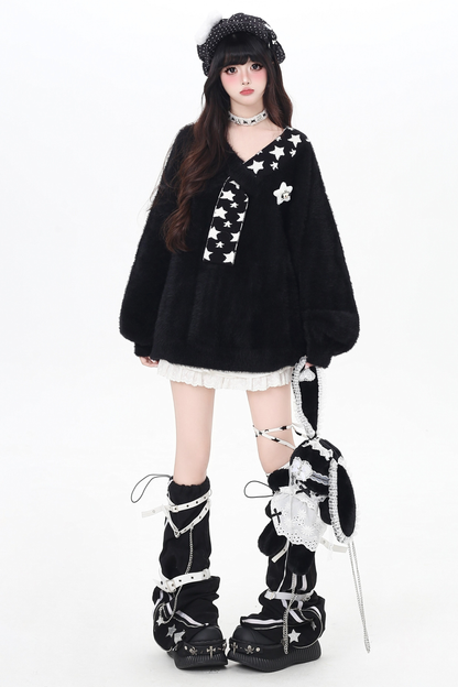 Star Design Loose Top