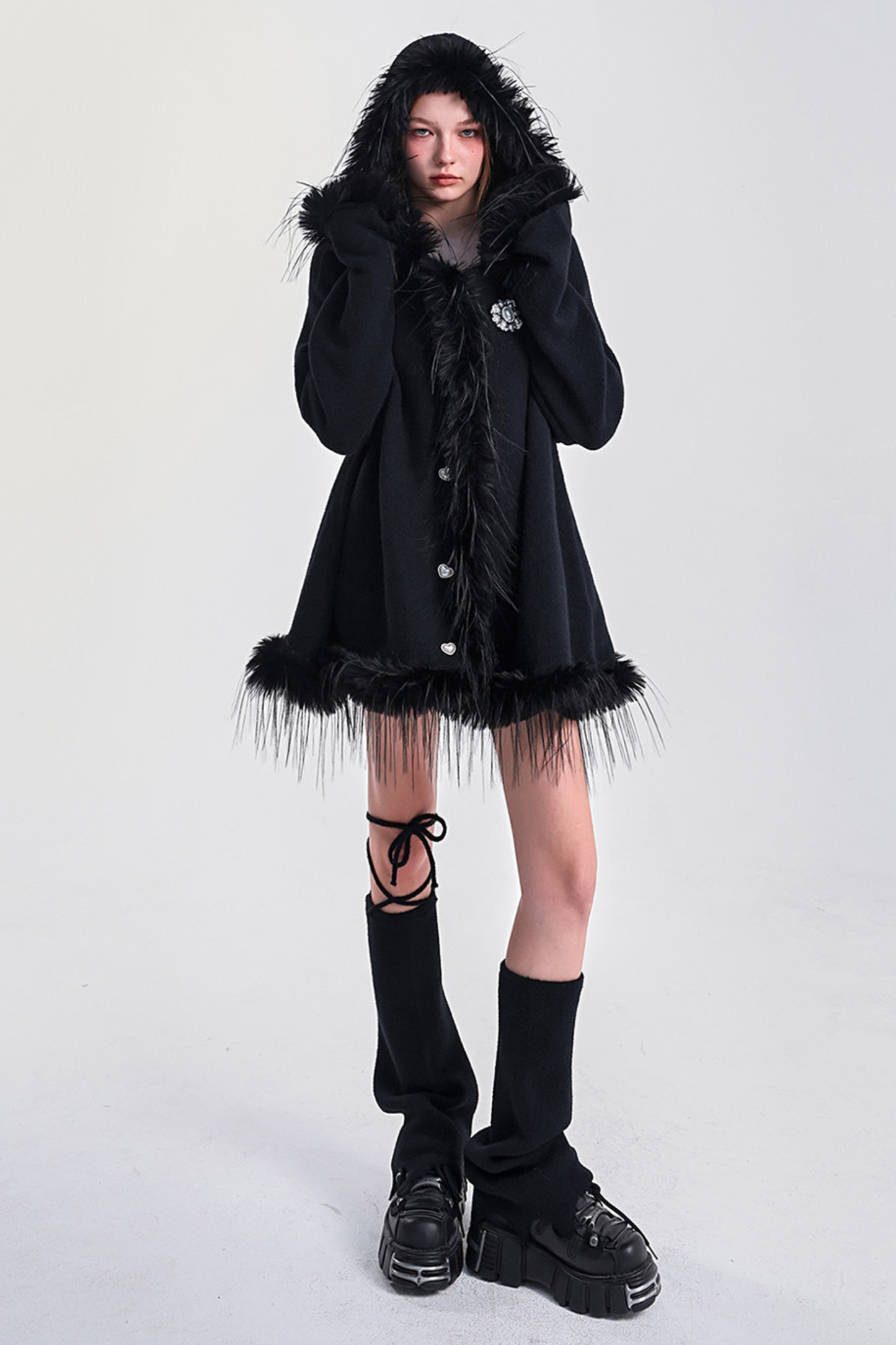 スノーカントリーフードマント