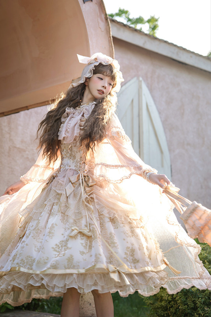 【4月3日予約締切】ファンタジーシアーフードロリータケープ