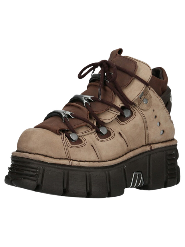 11 Color Pan Clock Retro Leather Metal Power Salls Neaker