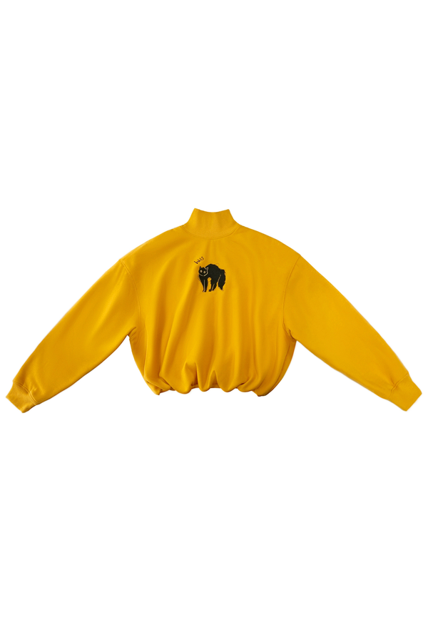 Suncat Yellow Semi-Turtleneck Top