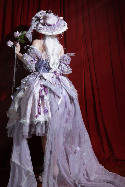 ムーンクラウンギフトロリータドレス+スリーブ+トレーン