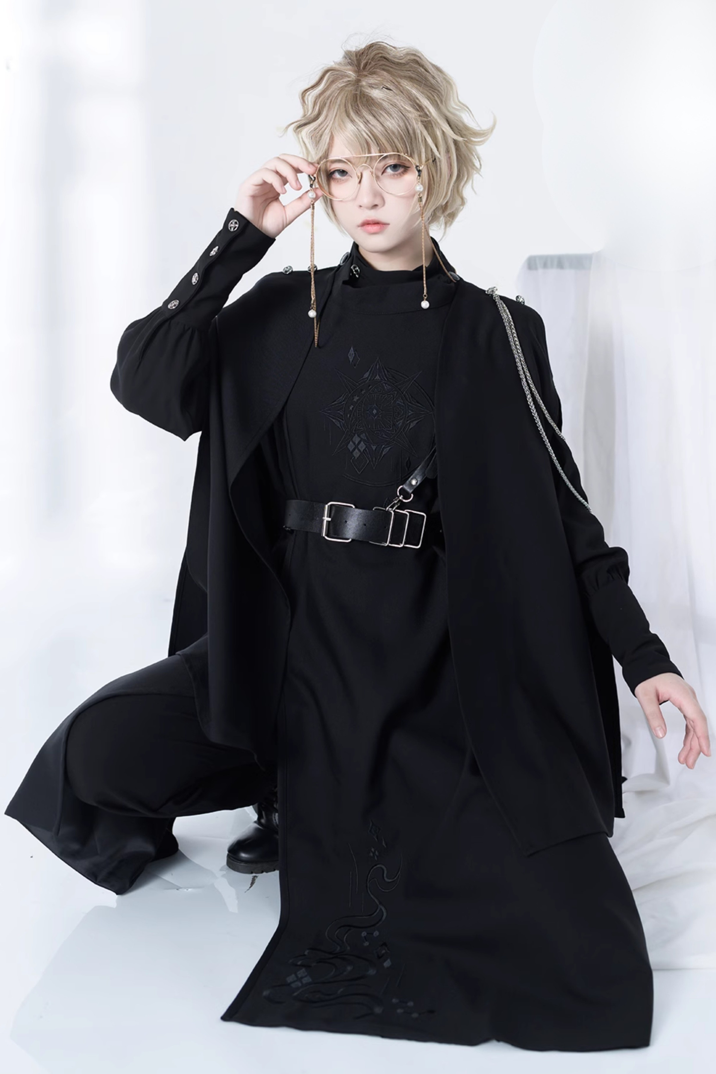 レトロ皇子ハンサムロングショール